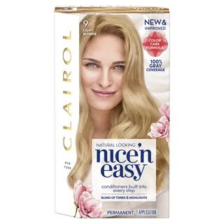 Clairol Nice'n Easy Permanent Hair Color - 9 Light Blonde - 