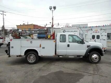 Ford F-450 MECHANIC SERVICE BED CRANE UTILITY TRUCK 4X4 (200