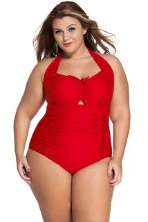 Купить Купальник Plus Size Swimwear красный код: sw41991-3 в