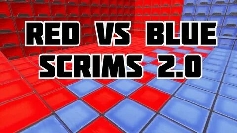 So I played red vs blue scrims - YouTube