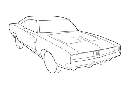 1969 Dodge Charger Coloring Pages Mclarenweightliftingenquir