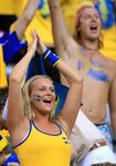 Sweden Hot football fans, Soccer girl, Football girls