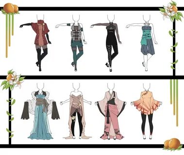 Adoptable Outfit Set 19 - Closed Outfit set, Anime outfits, 