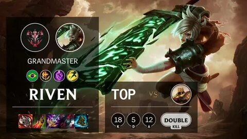 Riven Top vs Azir - BR Grandmaster Patch 10.5