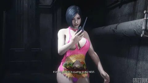 Resident Evil 2 Remake Ada Wong in Hamburger Ada Outfit PC M