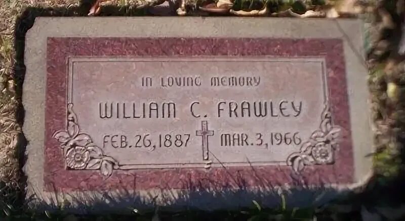 Image result for Desi Arnaz grave William frawley, Grave, De