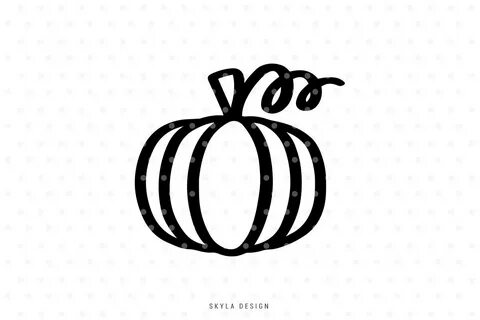 Pumpkin outline svg Pumpkin clipart Pumpkin Svg Fall SVG Ets