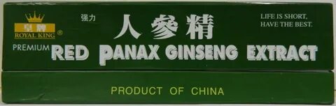 Royal King Red Panax Ginseng Extract 30 Bottles 6000 MG Roya