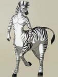 Fursuit Details Page for Zebra North