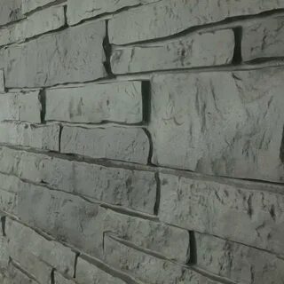 Фасадные панели Nailite Природный камень Stacked Stone Серый