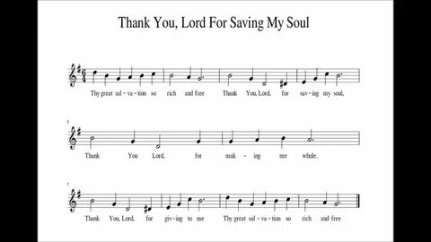 Thank You, Lord For Saving My Soul mp3 Chords - Chordify