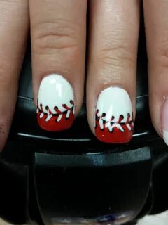 Baseball Nails! Nagelkunst design, Nagelmode, Haare und näge