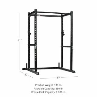 Titan Fitness T-2 Series Power Rack 71-inches High, J-Hooks, Single Pull-Up...