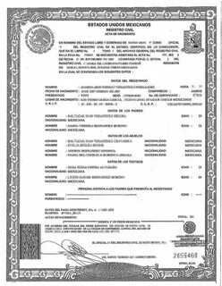 Spanish Birth Certificate Translation Burg Translations for 