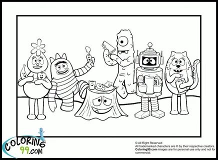 brobee yo gabba gabba coloring pages - Clip Art Library