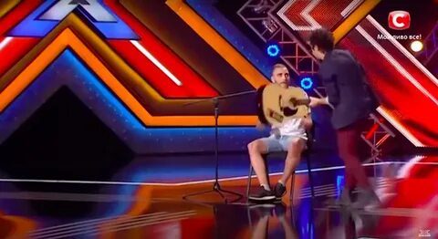 X factor judge smashed guitar