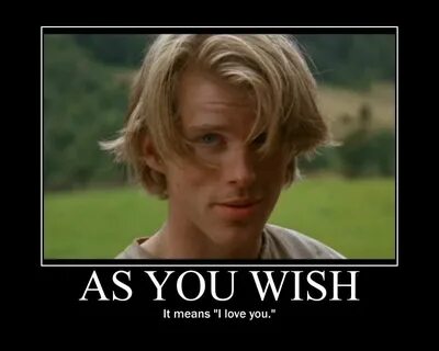 as you wish phrase - Google Search Movie quotes, Princess br