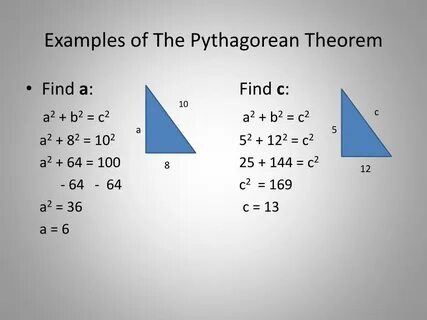 How To Use The Pythagorean Theorem Pythagorean Theorem Math 