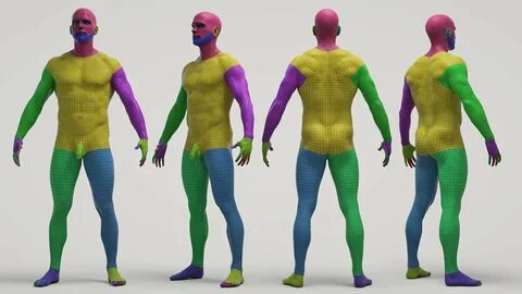 Ultimate Male Base Mesh Model 3-d