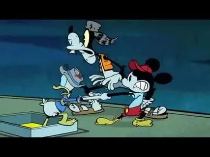 Mickey Mouse Cartoon - Roughin' It - YouTube