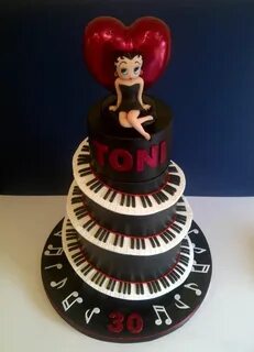 Betty Boop Betty boop, Music cakes, Cake