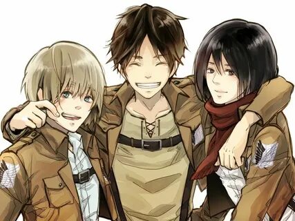 Pin de B S em Eren x Mikasa x Armin Anime, Manga