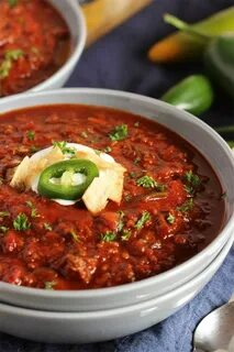 Sweet and Spicy Slow Cooker Chili Recipe Recipe Best chili r