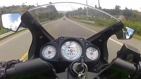 Stock Kawasaki Ninja 250 2012 Top Speed 140km/h - YouTube