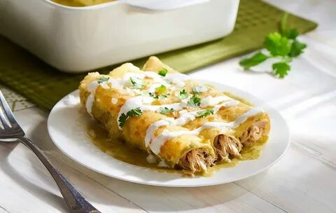 Enchiladas Verdes con Pollo Rostizado - V&V Supremo Foods, I