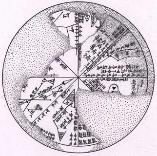 Sky Map - The Sumerian Planisphere (The star chart - The Pla