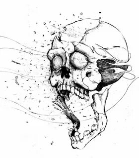 Screaming Skull Drawing at PaintingValley.com Explore collec