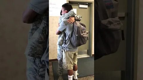 Air Force Sister Surprises Brother In School!!!! (EMOTIONAL!