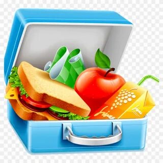 Lunch Clipart Packed Lunch - Lunch Box Clipart - Free Transp