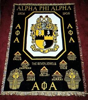 Alpha Phi Alpha Founders Afghan Alpha phi alpha, Alpha phi a