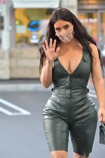 Kim Kardashian - "Wears A Mask As She's Seen in Los Angeles"