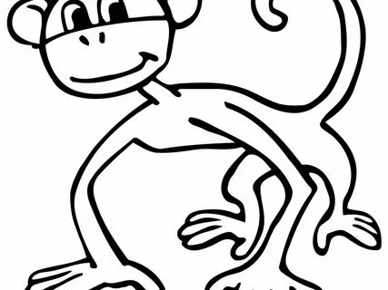 Monkey Spider Drawing Coloring Clipartmag Sketch Coloring Pa
