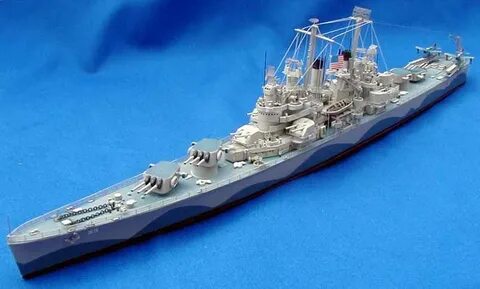 USS Cleveland (CL-55) Pit-Road 1/700 scale model. Posted fro
