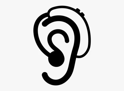 Using Hearing Aids - Ear With Hearing Aid Icon , Free Transp