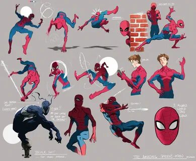 ArtStation - Spiderman Sketches, Chase Conley Spiderman sket