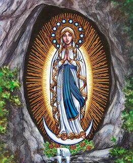 Pin by Angel Seeker on MOTHER MARY Lady of lourdes, Our lady