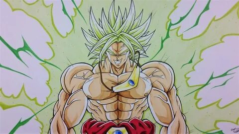 Drawing BROLY the LEGENDARY Super Saiyan - YouTube