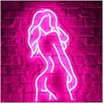 Neon light sign for wall Wall decor Female neon light sign N
