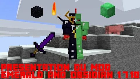 Présentation du mod emerald and obsidian 1.7.10 FR - YouTube