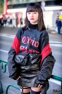 Asian girl jacket showing shoulders