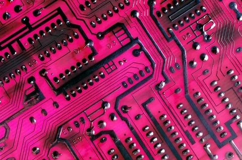 Computer Circuit Board Photograph by Anonymous Fine Art Amer