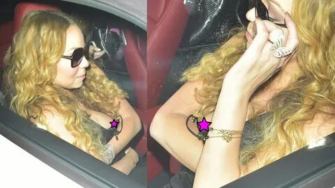 Mariah Carey boob slip UpskirtSTARS