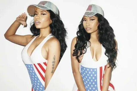 Check Out Nicki Minaj's Patriotic Breasts In New Terry Richa