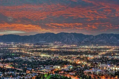 San Fernando Valley Sunset Photograph by David Zanzinger Fin