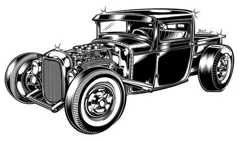 Dribbble - hotrod_pickup.png by David Vicente