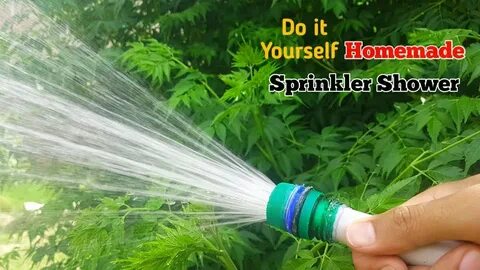 How to make Cheap Garden Sprinkler Shower with Plastic Bottl